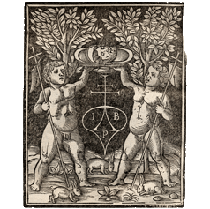 CONIGLI, marca tipografica di G.B. Pederzano, 1539