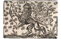 LEONE e API, marca tipografica di Michel Goy, 1674
