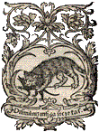 GATTO e TOPO, marca tipografica di Melchiorre Sessa, 1535