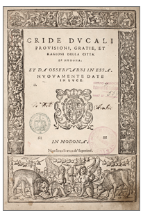 Gride ducali ... (1575?), frontespizio