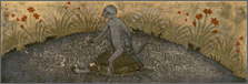 scimmia e tartaruga, ms. persiano, sec. XIV