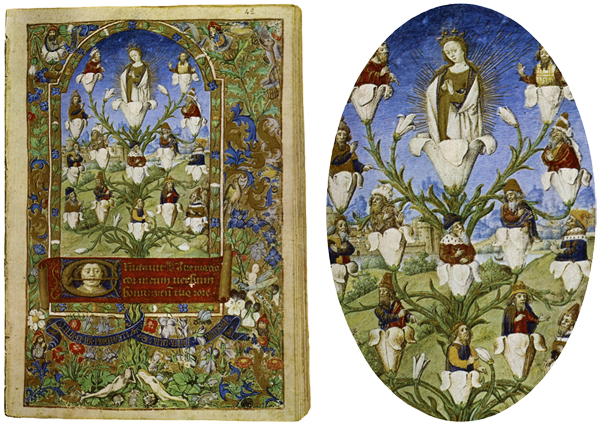 ms. del XV sec., genealogia di Maria