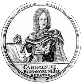 medaglia incisa: Carlo VI