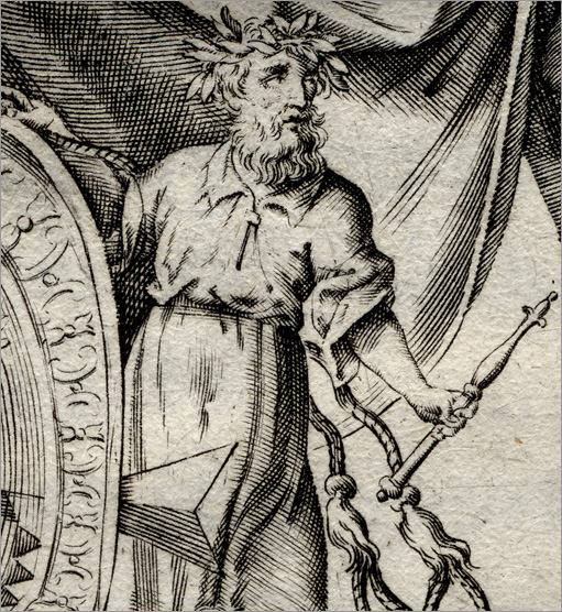 figura maschile allegorica