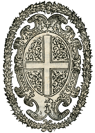 stemma di Modena sui duei frontespizi